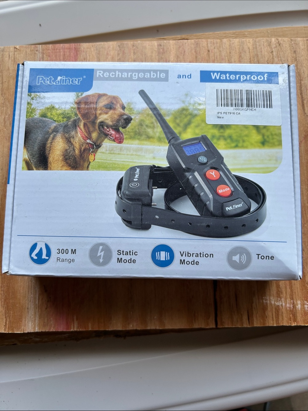 PetSafe/Petainer Rechargeable Waterproof Training Collar and Remote in Black